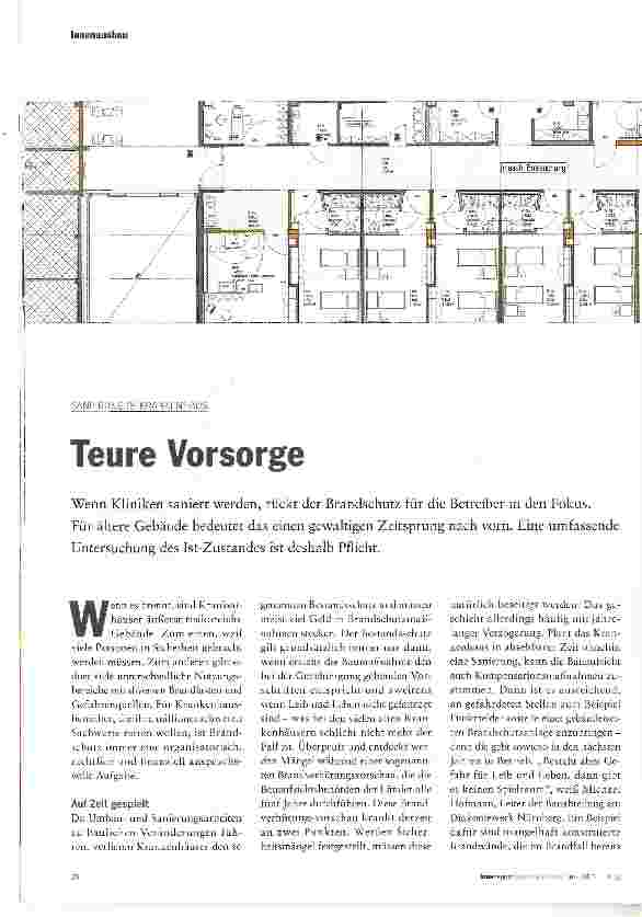 Vorschauseite 1: Teure Vorsorge
