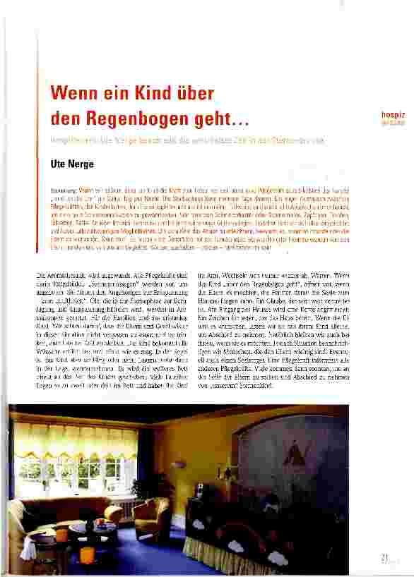 Vorschauseite 1: Wenn ein Kind über den Regenbogen geht. ..