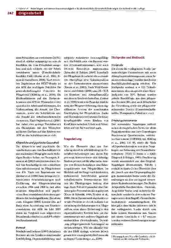 Vorschauseite 4: Bedarfslagen und Interventionsnotwendigkeiten für die betriebliche Gesundheitsförderung in der stationären Altenpflege