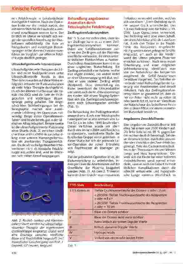 Vorschauseite 2: Fetalchirurgie: vorgeburtliche Behandlung angeborener Fehlbildungen