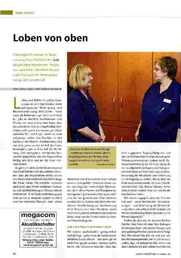 Vorschauseite 1: Loben von oben