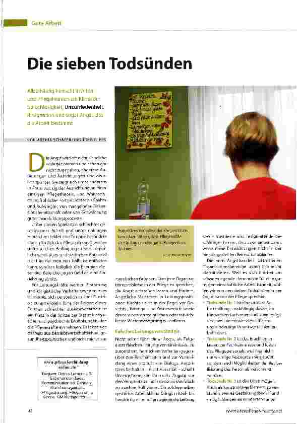 Vorschauseite 1: Die sieben Todsünden