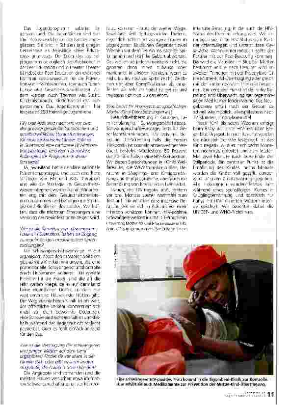 Vorschauseite 3: Schon als kleines Mädchen wusste ich, dass ich eines Tages in Afrika arbeiten würde. ..