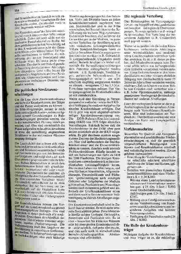 Vorschauseite 3: Blitz-Planung? - Vorläufige Krankenhausförderlisten in den neuen Bundesländern
