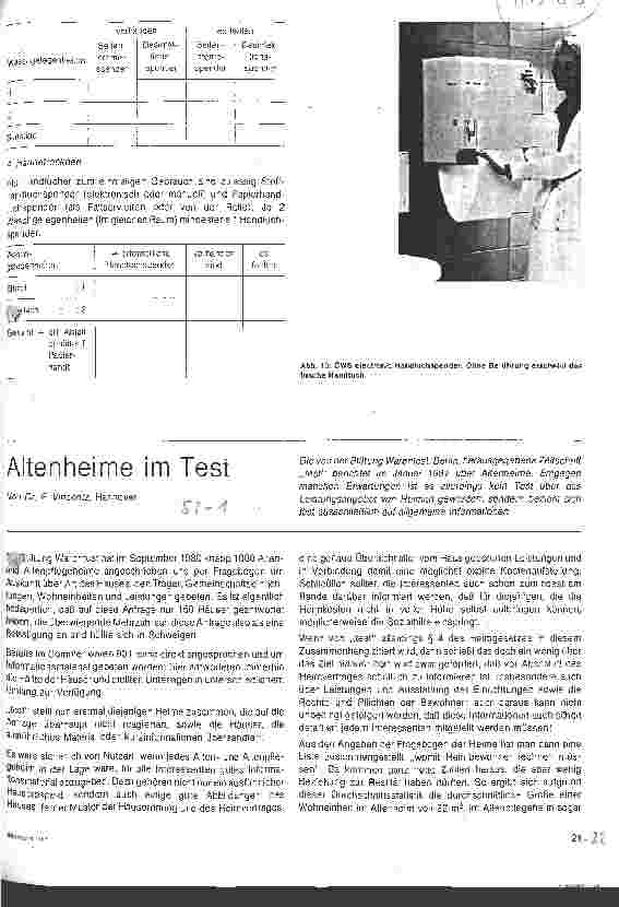 Vorschauseite 1: Altenheime im Test