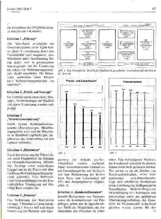 Vorschauseite 2: Kostenersparnisse mit EFQM-Modellen in der Arztpraxis