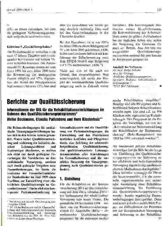 Vorschauseite 4: Kostenersparnisse mit EFQM-Modellen in der Arztpraxis