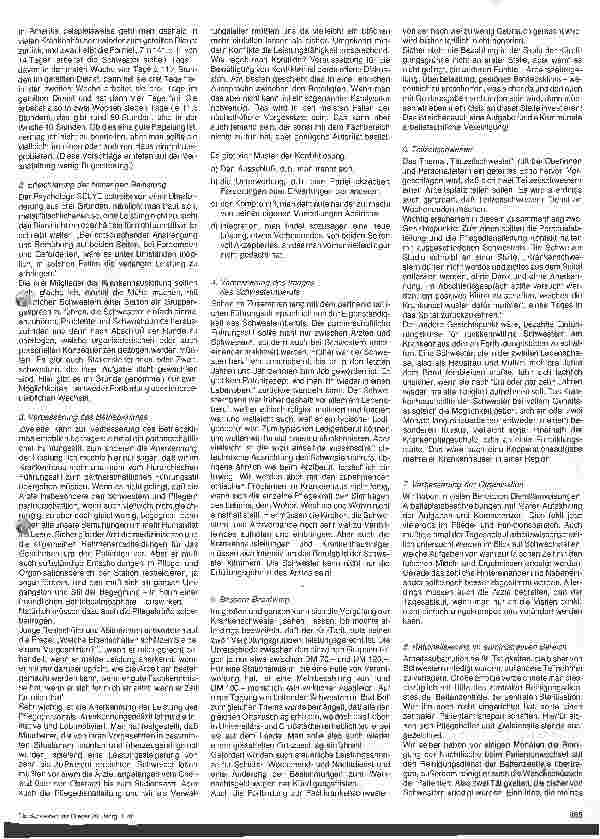 Vorschauseite 3: Pflegedienstleitung zwischen Mitarbeiterinteressen und Kostendämpfung