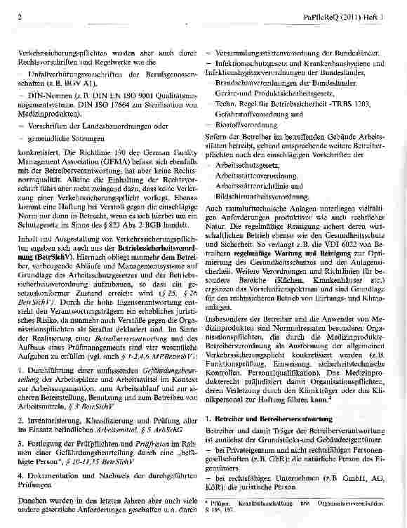 Vorschauseite 2: Betreiberverantwortung im Gebäudemanagement des Krankenhauses
