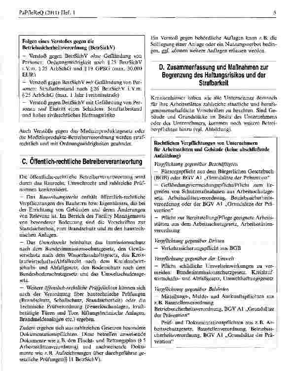 Vorschauseite 5: Betreiberverantwortung im Gebäudemanagement des Krankenhauses