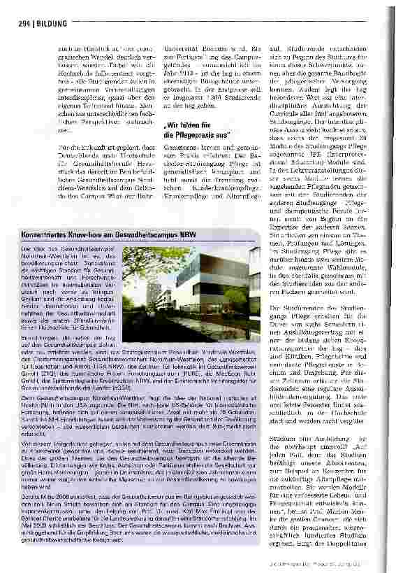 Vorschauseite 3: HochschulenAkademiker am Patientenbett