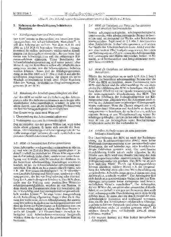 Vorschauseite 3: Das Behindertenrechtsübereinkommen und das Recht auf Arbeit für behinderte Menschen in Deutschland