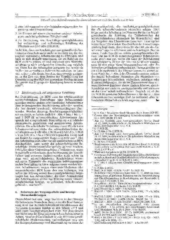 Vorschauseite 4: Das Behindertenrechtsübereinkommen und das Recht auf Arbeit für behinderte Menschen in Deutschland