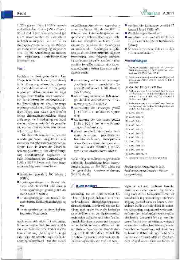 Vorschauseite 5: Weitergabe von Patientendaten gesetzlich Versicherter an externe Abrechnungsstellen