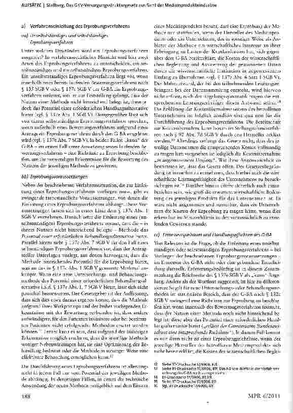 Vorschauseite 4: Das GKV-Versorgungsstrukturgesetz aus Sicht der Medizinprodukteindustrie - Erleichterung des Marktzugangs innovativer Produkte?