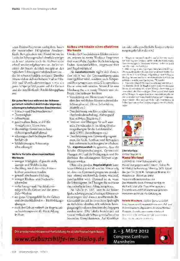 Vorschauseite 3: Mehr Workout, weniger Beschwerden
