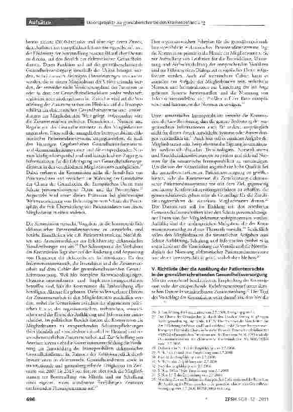 Vorschauseite 4: Unionsprojekte zur grenzüberschreitenden Krankenbehandlung und zur Interoperabilität elektronischer Patientendatensysteme (»eHealth«)