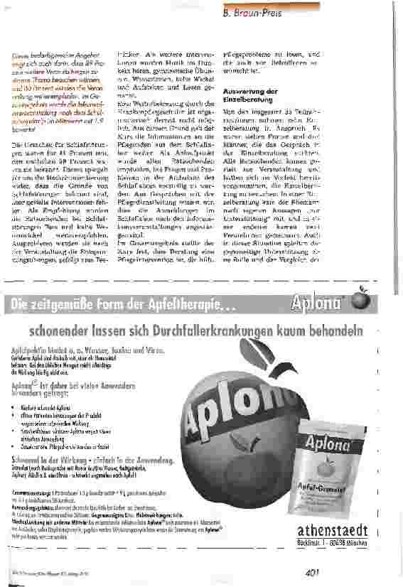 Vorschauseite 6: Hilfe, ich habe Einund Durchschlafstörungen Beratung als Pflegekompetenz