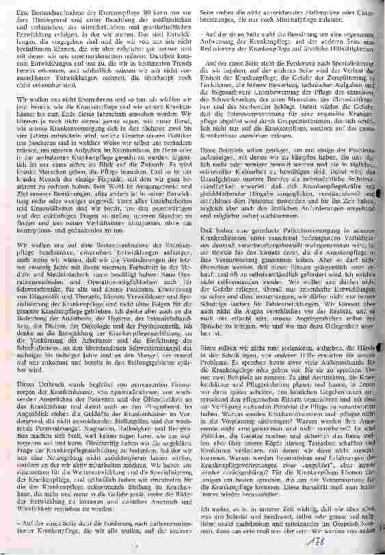 Vorschauseite 2: Krankenpflege 80 Bestandsaufnahme, Entwicklungen und Folgerungen