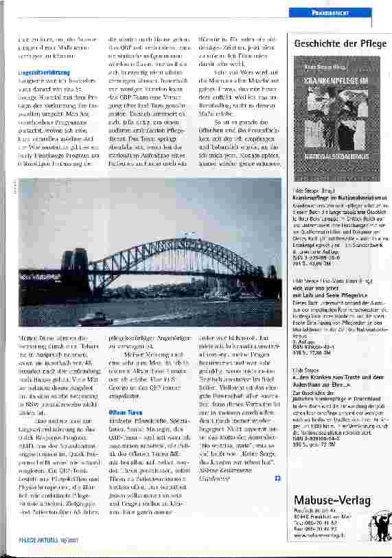 Vorschauseite 2: Pflege Down Under - Praxissemester in Australien