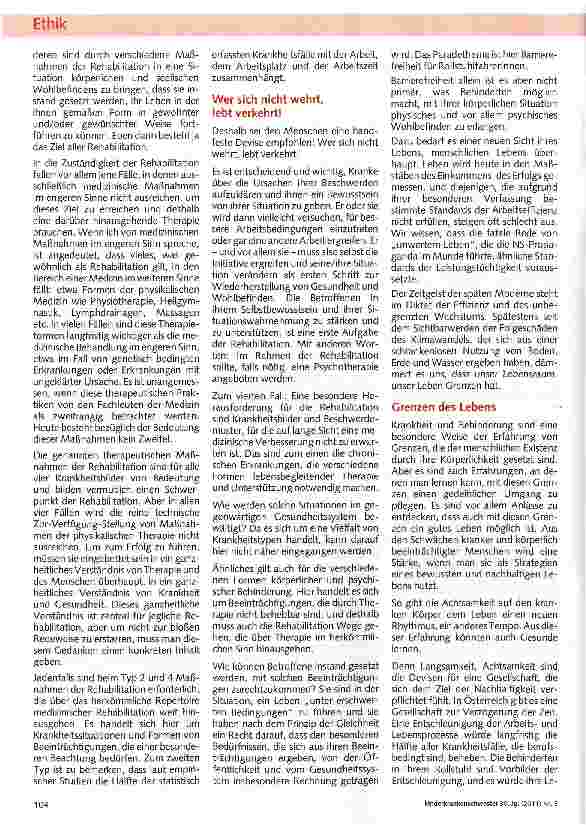 Vorschauseite 3: Was kann, was will Rehabilitation?