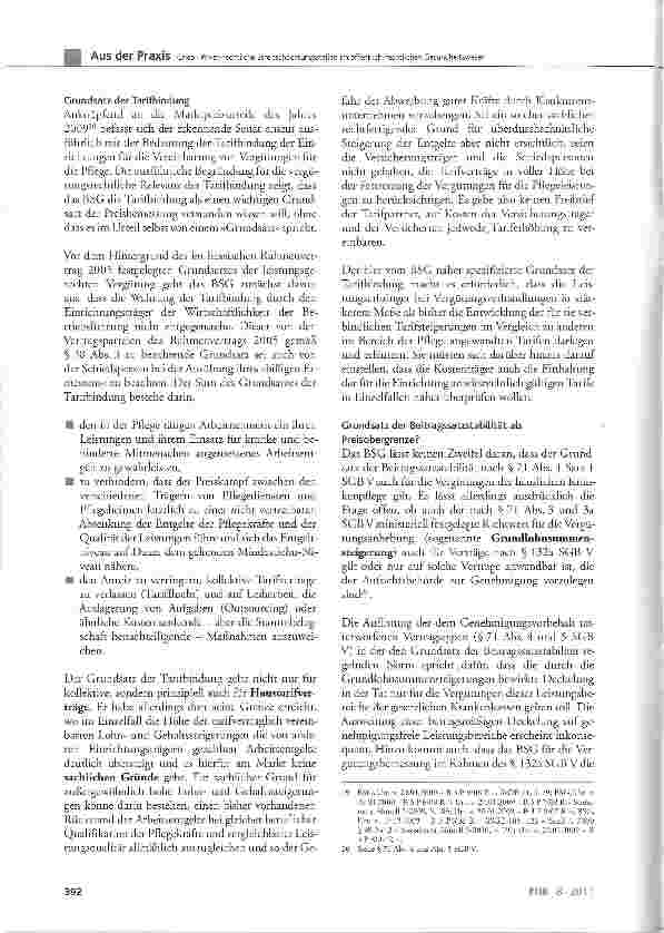 Vorschauseite 6: Privat-rechtliche Streitschlichtungsstellen im öffentlich-rechtlichen Gesundheitswesen - Anmerkungen zum BSG-Urteil vom 25.11.2010
