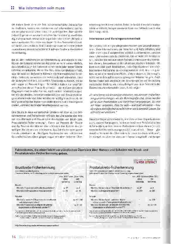 Vorschauseite 2: Die Evidenz transparent machen