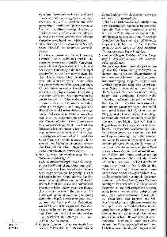 Vorschauseite 2: INTENSIVPFLEGE NACH BARIATRISCHEN EINGRIFFEN