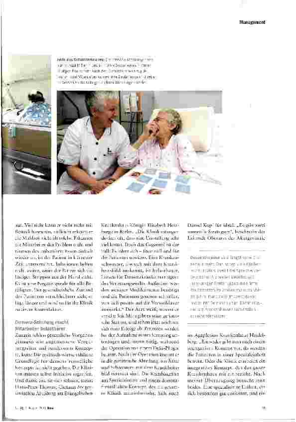 Vorschauseite 2: Zuwendung heißt das Zauberwort