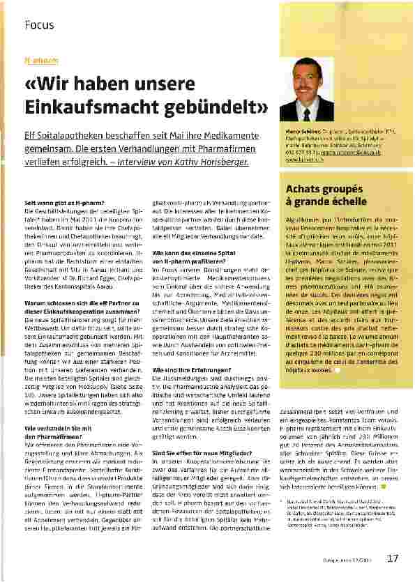 Vorschauseite 1: Wir haben unsere Einkaufsmacht gebündelt