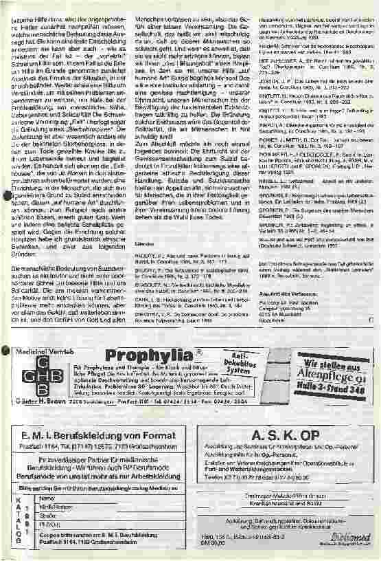 Vorschauseite 4: Suizid aus der Sicht der Ethik und die Aufgabe zur Begleitung