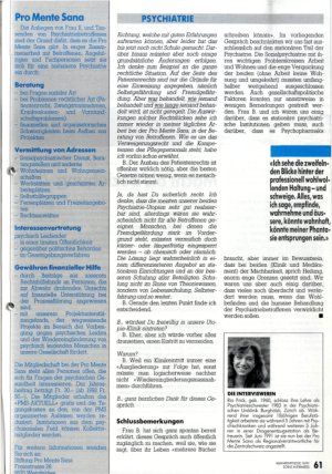 Vorschauseite 6: Facetten der heutigen Psychiatrie - Die Ohnmacht des Psychiatriepatienten - und seiner Pflegeperson