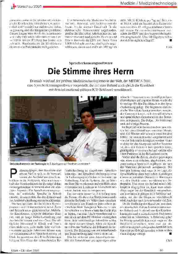 Vorschauseite 2: Wege zur Elektronischen Patientenakte Papierloses Krankenhaus