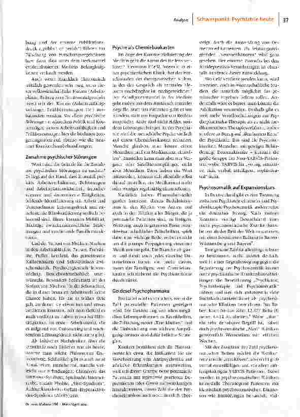 Vorschauseite 2: Fließband-; Schmalspur-, Zweiklassenpsychiatrie