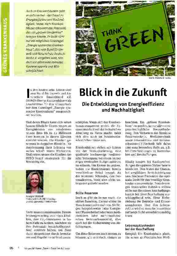Vorschauseite 1: Blick in die Zukunft