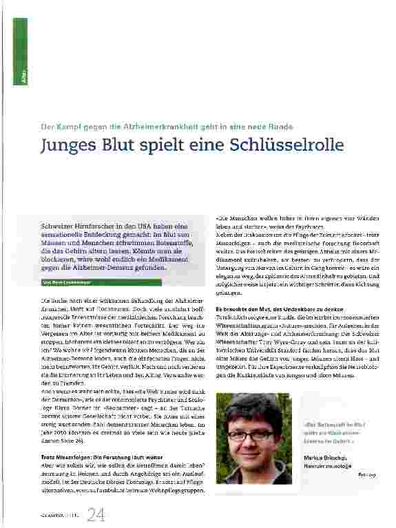 Vorschauseite 1: Junges Blut spielt eine Schlüsselrolle