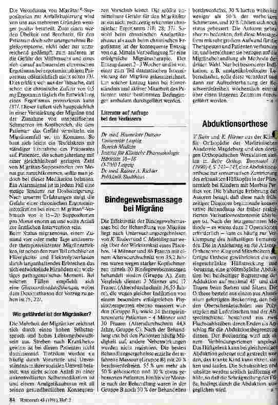 Vorschauseite 3: Arzneimittel in der Migränetherapie