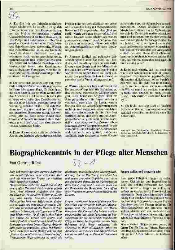 Vorschauseite 5: Zukunft der Altenpflege