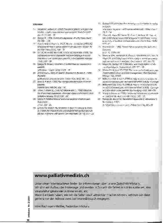 Vorschauseite 4: Psychosoziale Aspekte der Krebsschmerzen