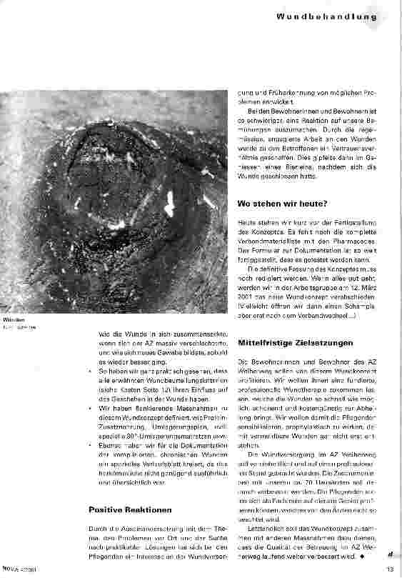 Vorschauseite 3: Wundkonzept im Altersund Pflegeheim