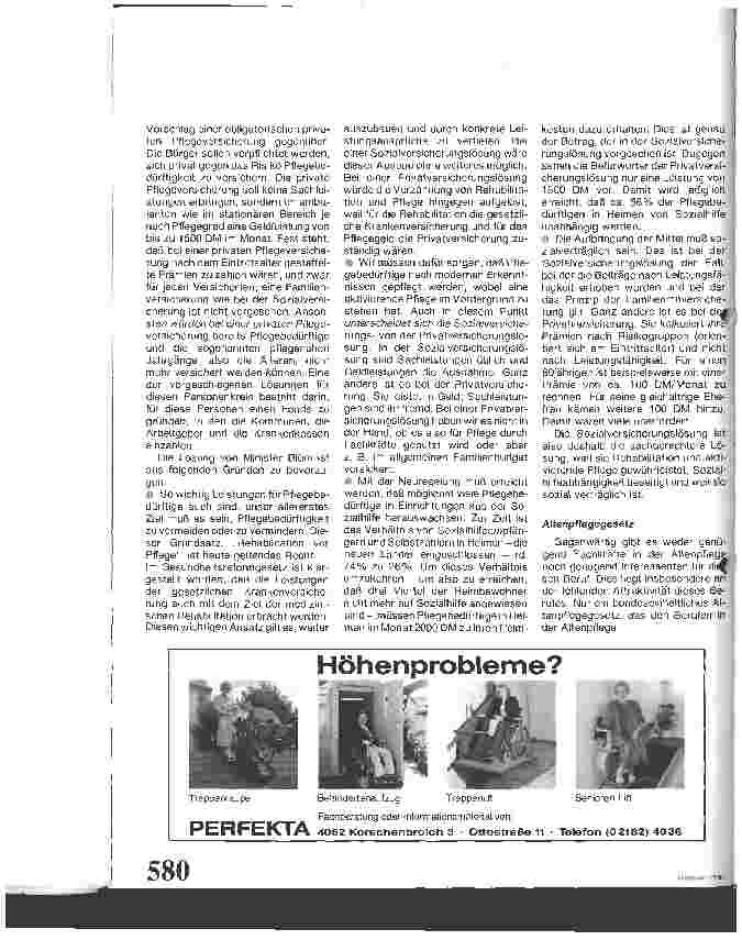 Vorschauseite 3: Altenhilfe - Probleme und Perspektiven