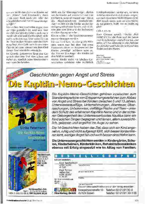 Vorschauseite 4: Mit Kindern über den Tod reden