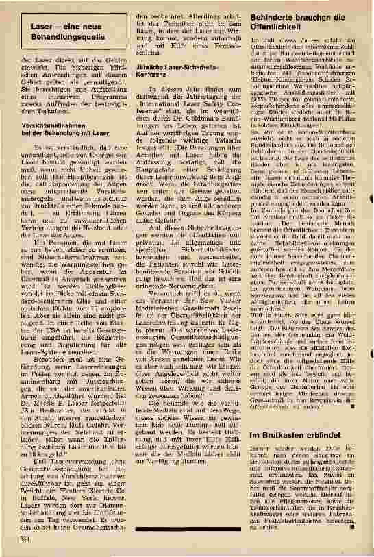 Vorschauseite 4: Der Laser - eine neue Behandlungsquelle in der Medizin