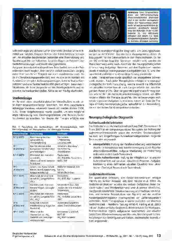 Vorschauseite 2: Ein interdisziplinäres Therapiekonzept zur Behandlung kognitiver Störungen bei Multipler Sklerose