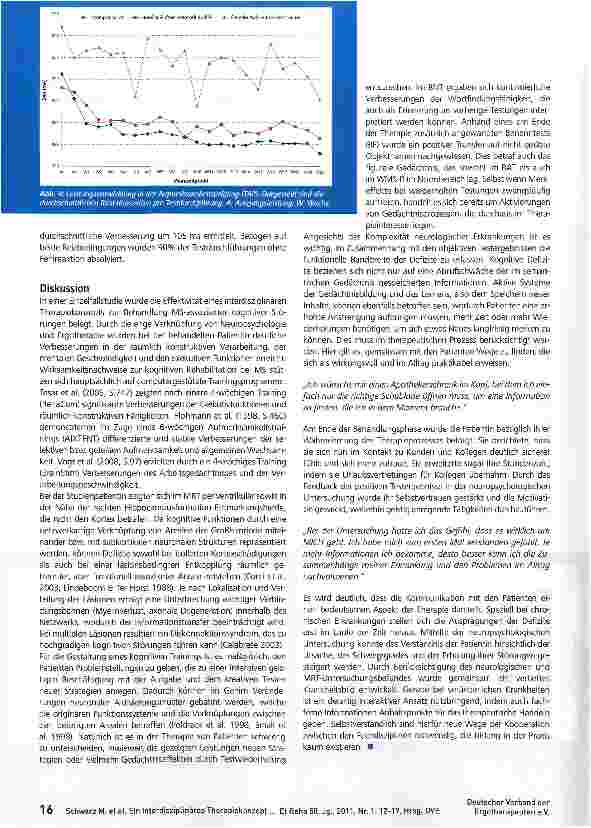 Vorschauseite 5: Ein interdisziplinäres Therapiekonzept zur Behandlung kognitiver Störungen bei Multipler Sklerose