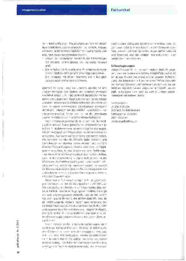 Vorschauseite 3: Interprofessionalität