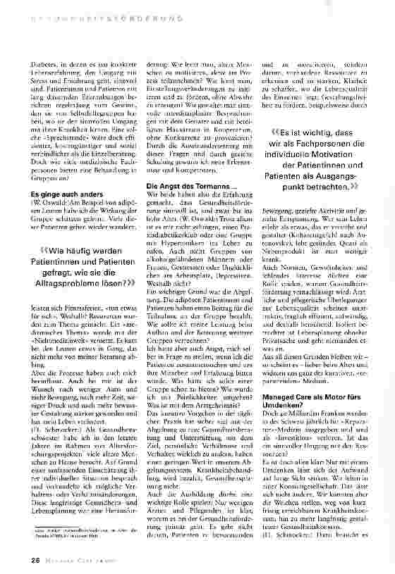 Vorschauseite 2: Gesundheitsförderung in der täglichen Praxis