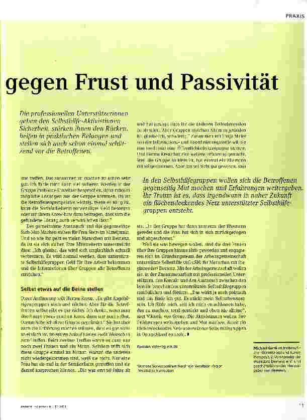 Vorschauseite 2: Mit Anti-Dementi gegen Frust und Passivität