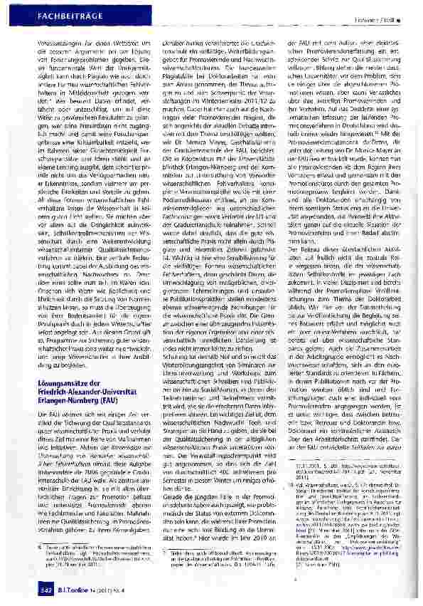 Vorschauseite 3: Gute wissenschaftliche Praxis an der Friedrich-Alexander-Universität Erlangen-Nürnberg (FAU)
