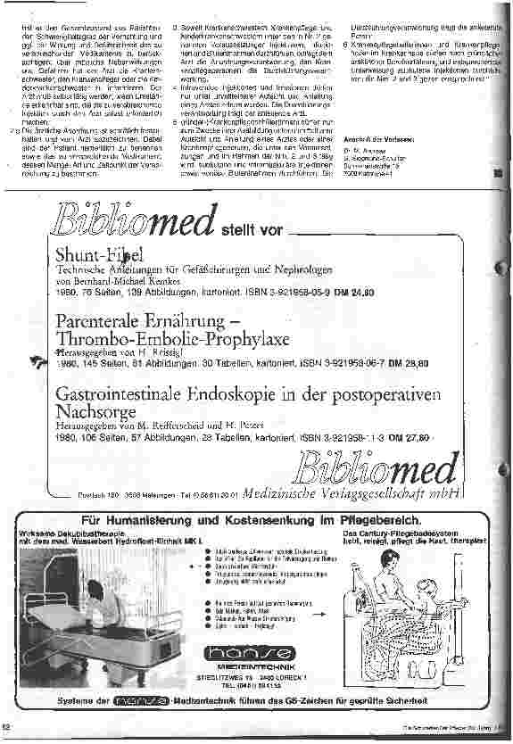 Vorschauseite 2: Leseranfrage zur Zuverlässigkeit von Injektionen durch Pflegepersonal
